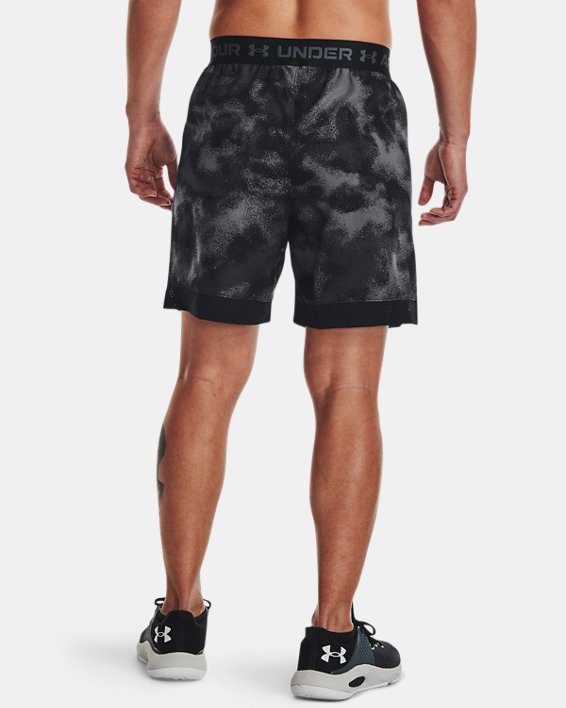 Men's UA Vanish Woven 6" Printed Shorts, Black, pdpMainDesktop image number 1